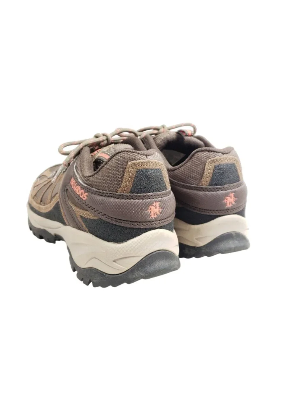 Nevados Womens Size 8.5 Wide Brown Low Hiking Shoes Mesh Suede